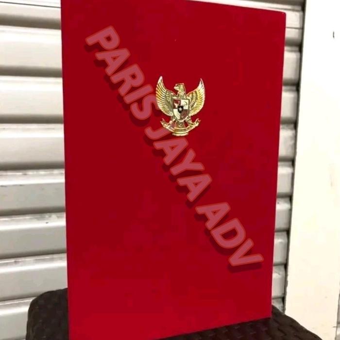 map beludru merah garuda coating ready stock