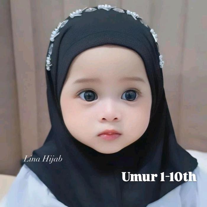 Hijab Instan payet anak / segitiga instan payet/hijab coupel ibu anak