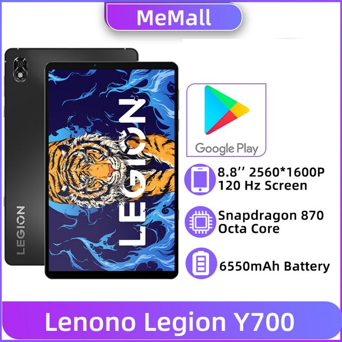 Global ROM Lenovo LEGION Y700 Tablet Gaming 8GB 128GB Snapdragon 870