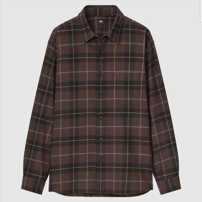 Kemeja flanel Brown by zoid