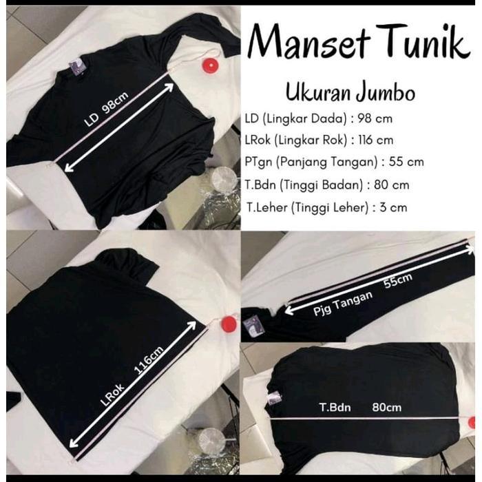 Manset Tunik Rayon Premium | Manset Kaos Model Tunik Bahan Rayon Premium | Tunik Kaos Wanita Bahan R