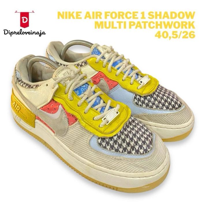 NIKE AIR JORDAN SHADOW MULTI PATCHWORK SIZE 40,5 INSOLE 26 PRELOVED/SECOND/BEKAS