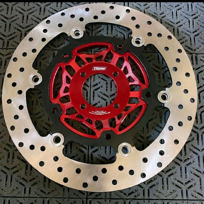 piringan cakram R25 original yamaha + adaptor tkpro cnc pnp rxking
