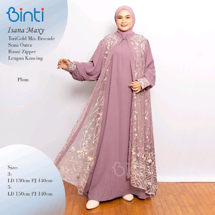 NEW ARRIVAL ISANA DRESS JUMBO LD 130 Ld 150 TORIGOLD MIX BROCADE BY BINTI GAMIS JUMBO TERBARU Karet