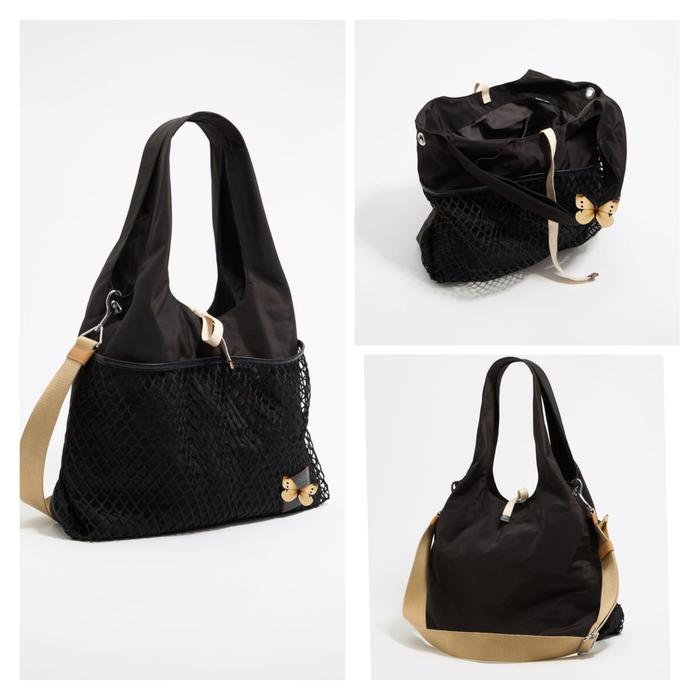 Ready Tas Bimba Y Lola Large Black Nylon Paper Bag