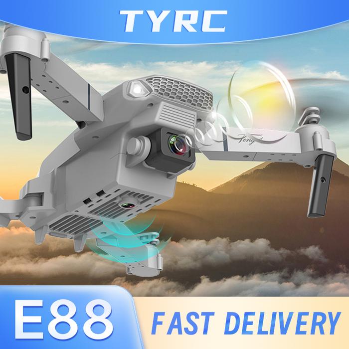 E88 Remote Control Drone 4K Camera HD Wifi Fpv Professional Foldable Quadcopter Drone Fixed Height P
