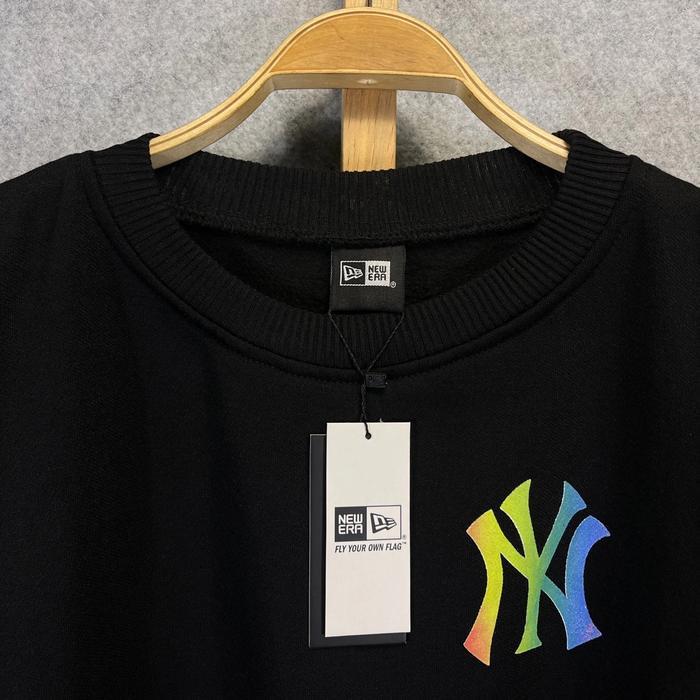 Sweater Crewneck New Era Logo Ny New York Yankees Full Tag & Label Best Seller