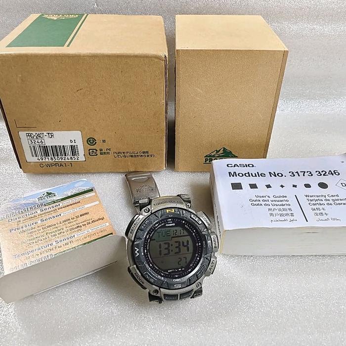 Jam Tangan Casio Protrek PRG-240 PRG240 PRG 240 T Original Asli