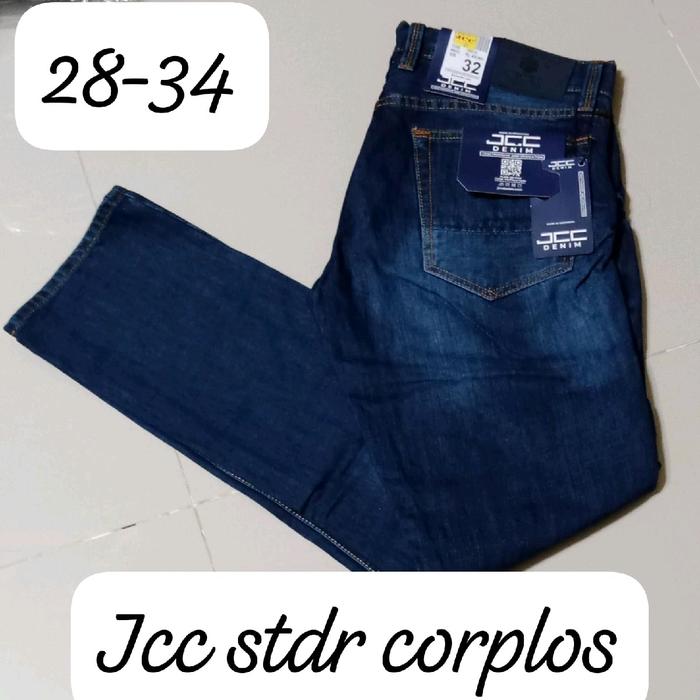 Corplos standar JCC| Celana standar| 28-34| Celana panjang | Denim| Jeans
