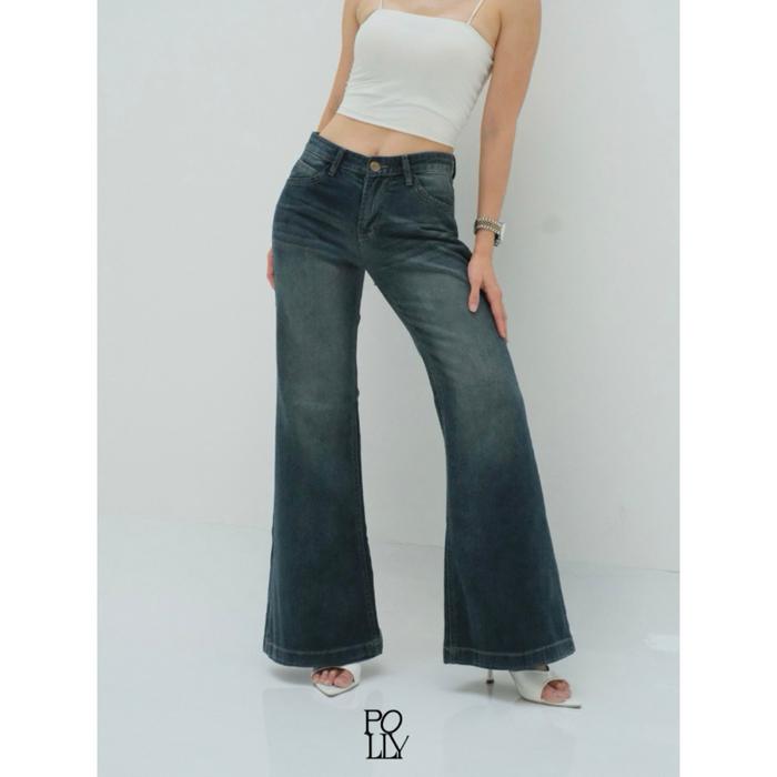 POLLY | CHLOE LOW WAIST JEANS celana jeans