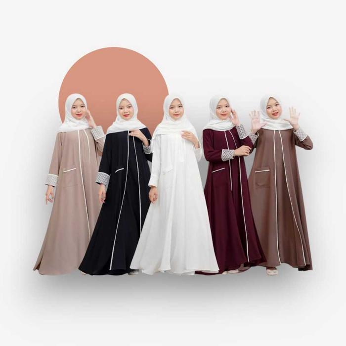 Gamis Anak perempuan/Gamis rompi/pakaian anak perempuan terbaru Gamis Remaja Terbaru Dress Muslim Ro