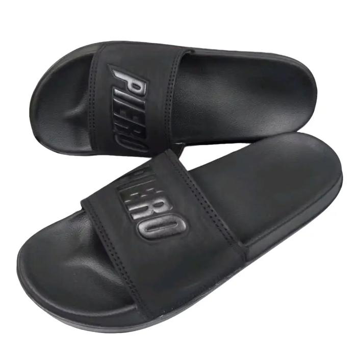 Piero Sandal Slop Pier Sendal Slip On Pria & Wanita Dewasa Trendy Hitam Shoes dengan Desain Elegan d