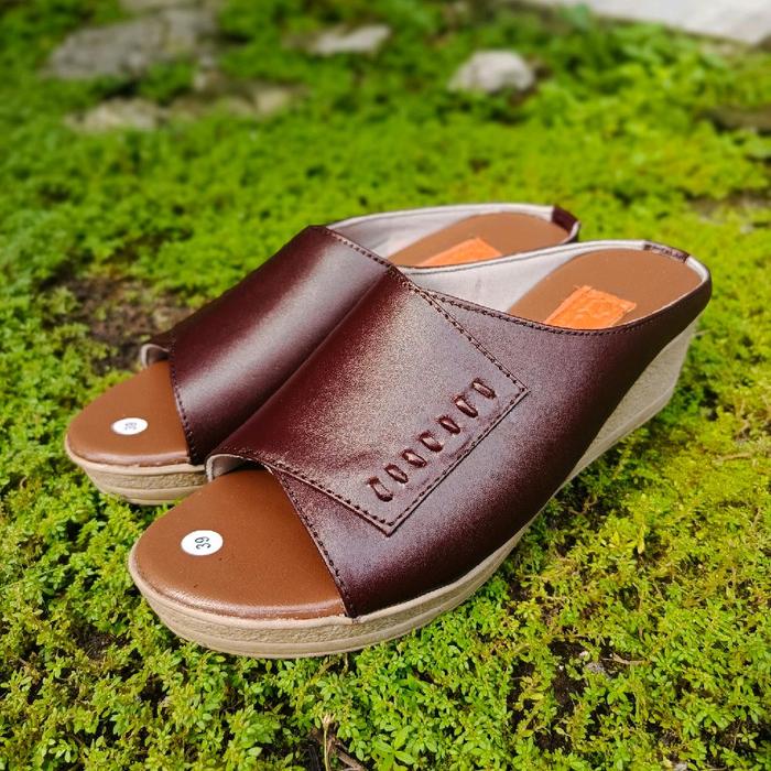 cardola slop wanita slop kulit slop wedges slop murah slop kekinian