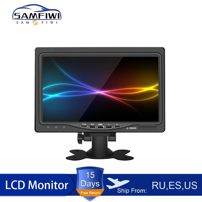 7 inch Car Headrest Monitor Portable PC AV VGA HDMI TFT LCD Display