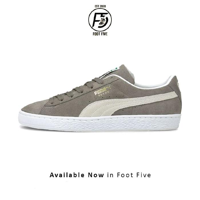 Sepatu Sneakers Pria Puma Suede Classic XXI Stell Grey Original BNIB