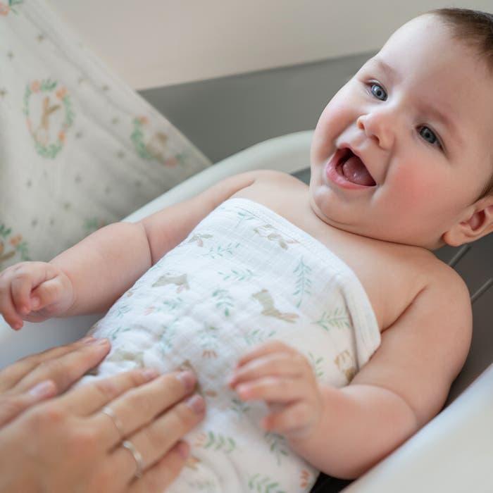 Aden + Anais Cotton Muslin Swaddles Blushing Bunny/Bedong Selimut Bayi #Gratisongkir
