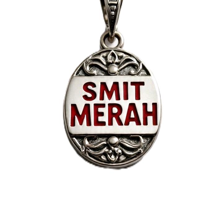 Kalung Smit merah - Desain Elegan dengan Huruf Smit merah Menarik dan Unik untuk Berbagai Kesempatan