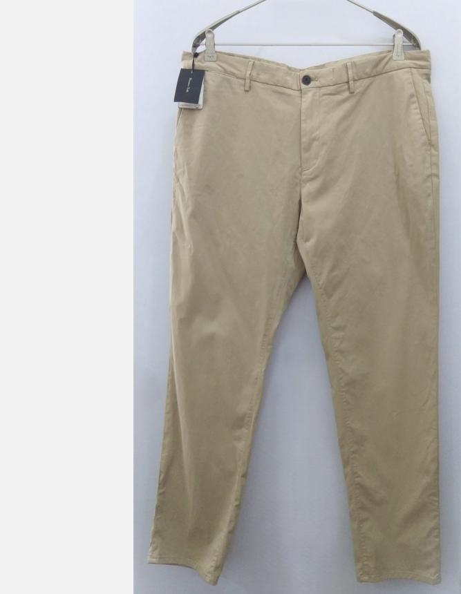 Original Massimo Dutti Men's Slim Fit Chinos Trousers in Beige | Celana Big Plus Size Pria - Celana 