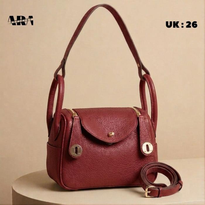 Kermes Lindy Himalaya Uk 26 Premium Warna Merah | Tas Selempang & Bahu Wanita Import