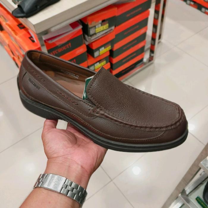 WATCHOUT SEPATU SLIP ON KULIT ORIGINAL