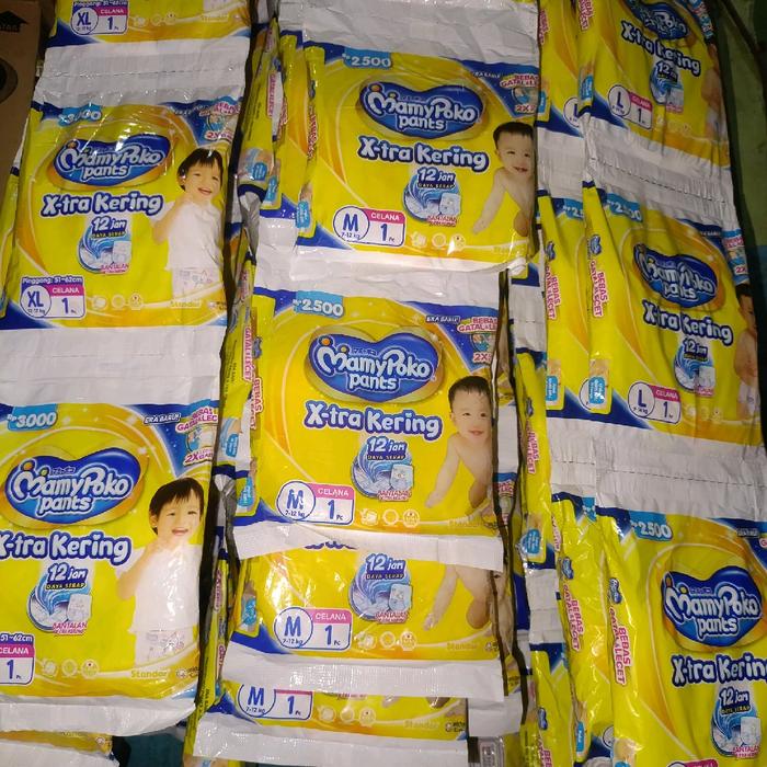 MamyPoko Pants ( 1 Renceng x 10pcs ) Ukuran M, L,  XL Bayi