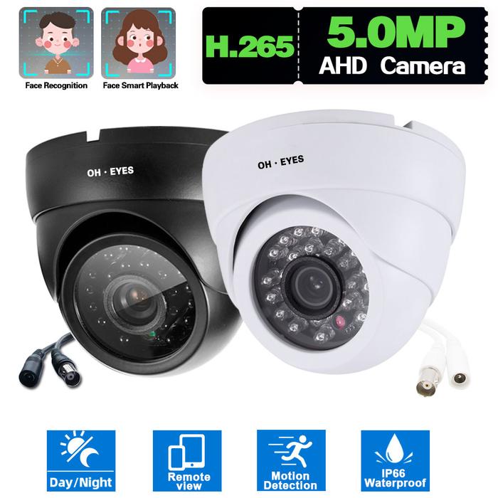 5MP Wired CCTV Analog Surveillance DVR Camera Outdoor indoor Night