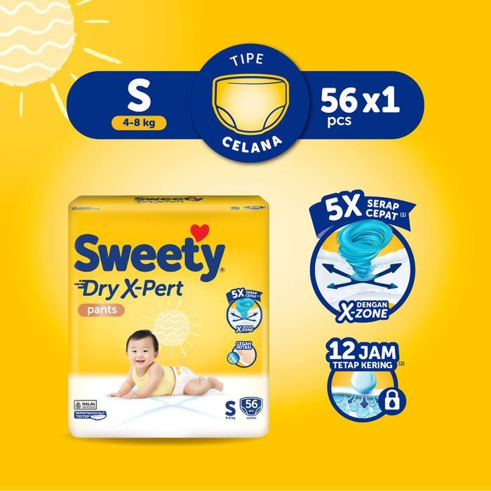 Sweety Bronze Pants Jumbo S56 S 56 / Diapers / Sweety Popok Celana