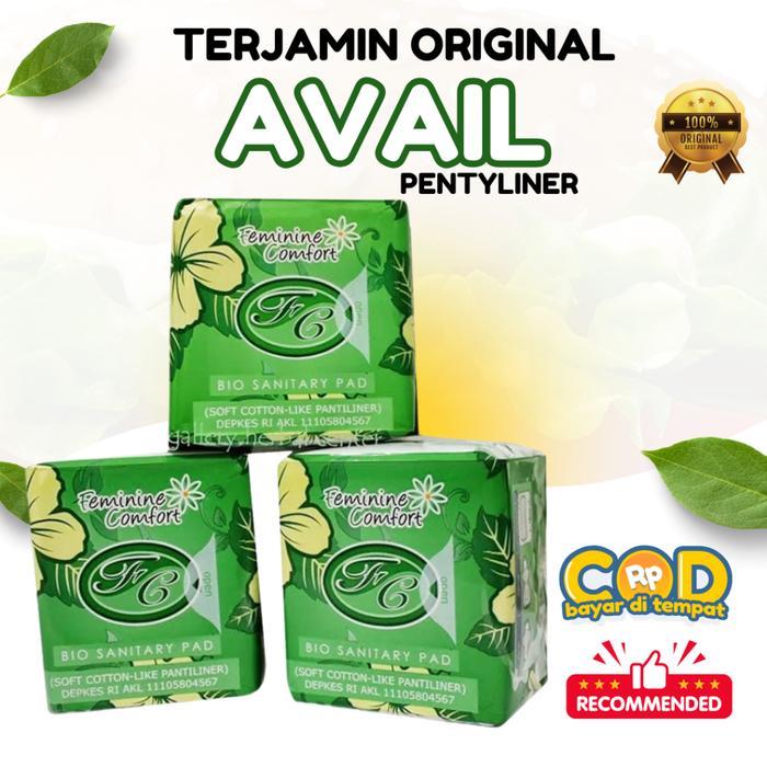 Avail pembalut Avail Pantyliner | Avail Hijau Per Pcs | Hibis Pantyliner ( 1 PCS )