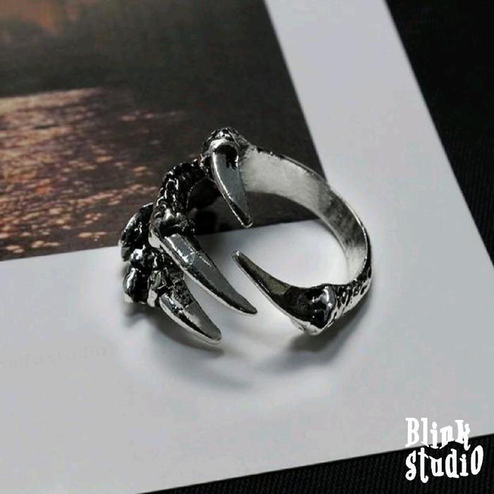 dragon claw ring titanium alloy cincin model cakar naga/ eagle dragon claw/cakar naga/ cakar elang/