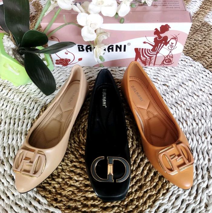 Sepatu Flat BALNANI Terbaru - Ukuran 36-41 - Kerja, Shoes