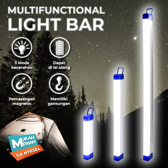 Lampu LED Emergency Isi Ulang T5 20watt Lampu Darurat Dapat di Cas Ulang