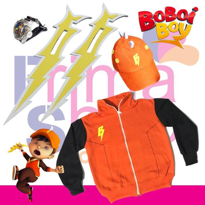 PAKET KOSTUM ANAK KERIS PETIR BOBOIBOY GALAXY TERBARU Fashion Costume