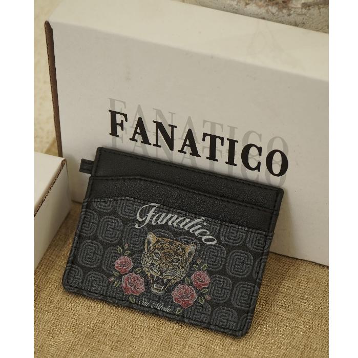 Fanatico - Card Holder LEOPARD ROSE / Dompet kartu / Dompet kartu kulit / Card Holder Wanita Dan Pri