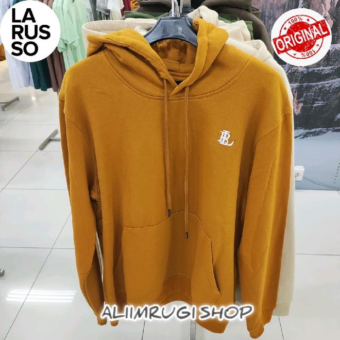 Hoodie panjang pria original merek larusso