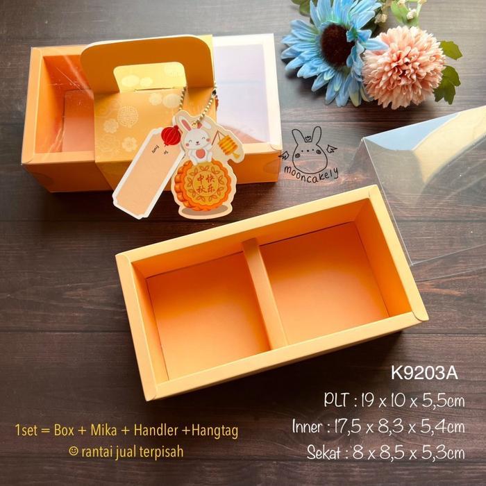 Box Mooncake 100gr Isi 2 Kotak Kue Bulan 75gr Dus Moon Cake Mid Autumn
