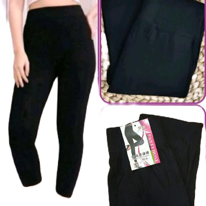 Legging 7/8 Merk Pantyhose Hitam Wanita Dewasa Katun Pendek - Celana, Panjang, Santai
