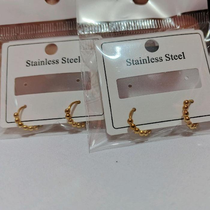 anting anak bulat kecil polos