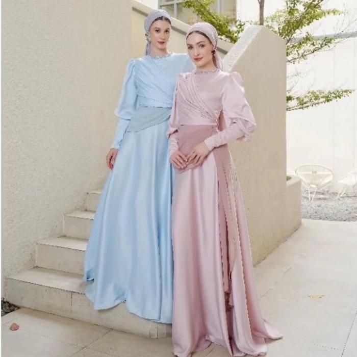 Renatha Official - Shaffa Dress - Gamis Muslim Wanita Raya Collection