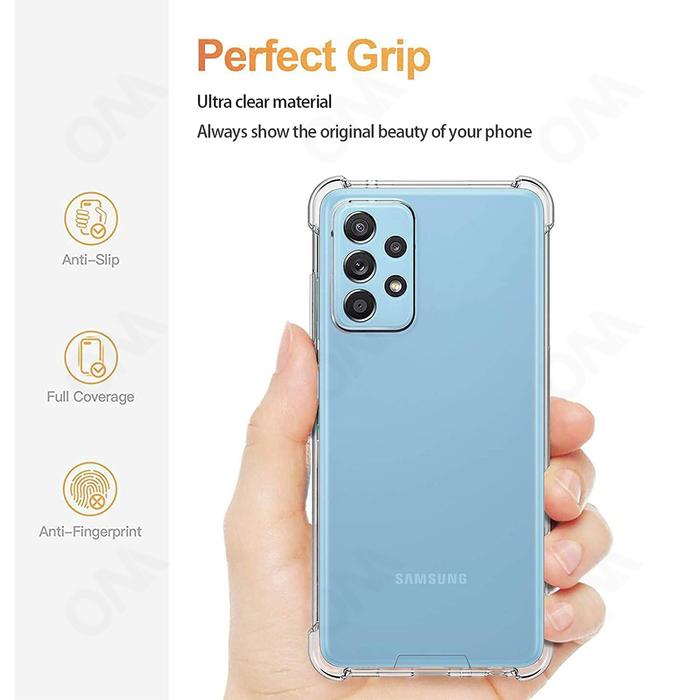 Casing Sejernih Kristal untuk Samsung Galaxy A32 A23 5G 4G Sampul