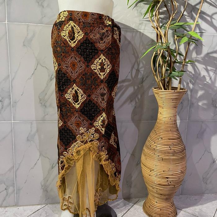 Rok Tirai/Rok combinasi Tile/Bawahan Kebaya Pias