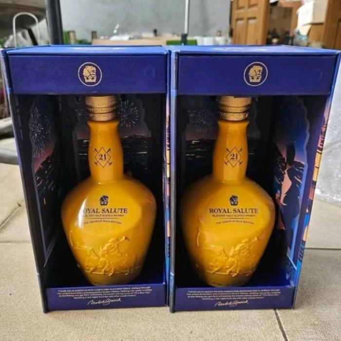 Koleksi botol bekas- ROYal salute 21, rare + box