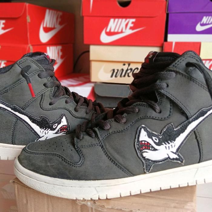 nike dunk high sb oski black