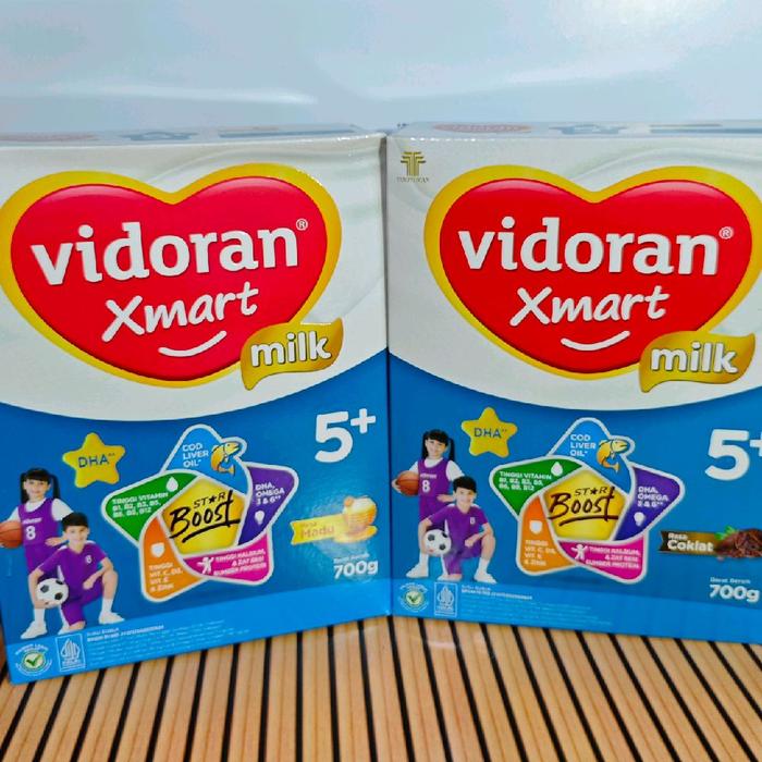 Vidoran xmart 5+ madu coklat 700gr /900 gr