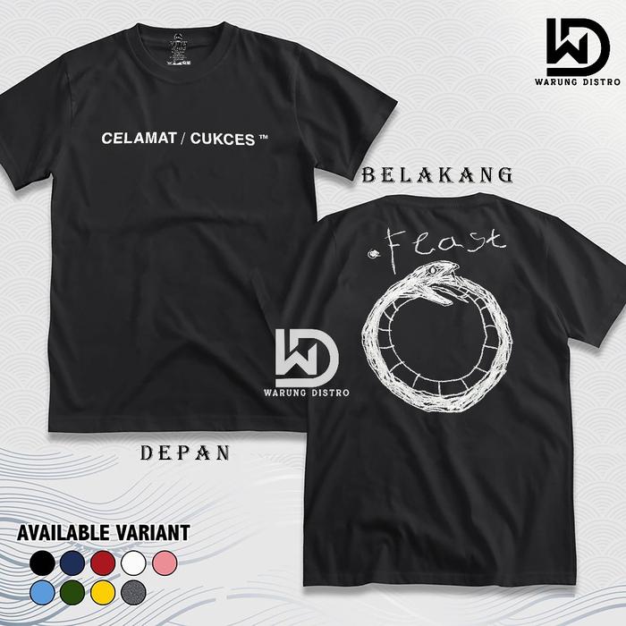 Baju Kaos FEAST - CELAMAT/CUKCES Cotton combed 24s Tebal Kaos Band FEAST Tshirt Premium