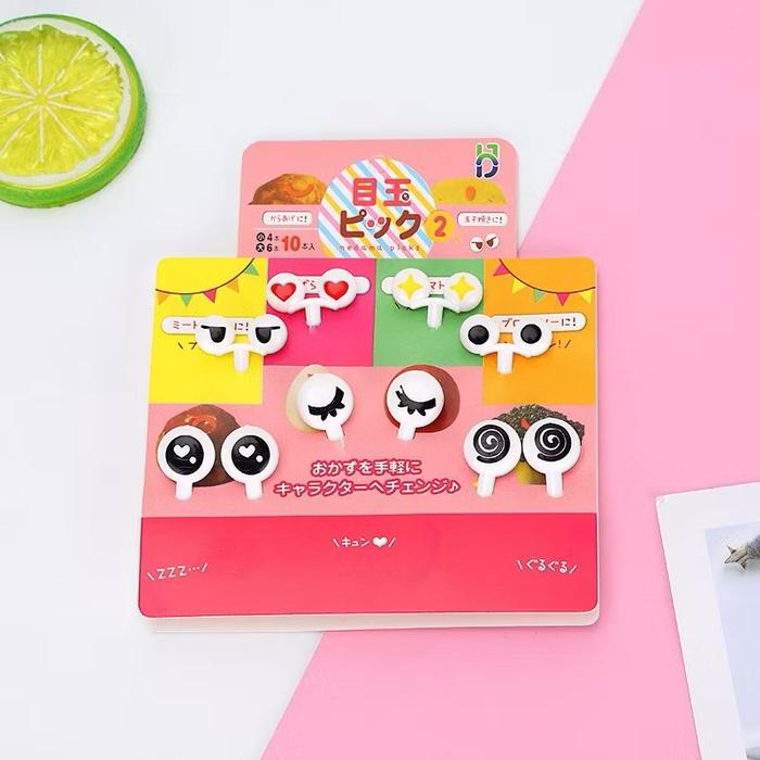 Tusukan Bento Tusukan Karakter Garpu Bekal Anak Gemoy Garpu Bento Buah Kue