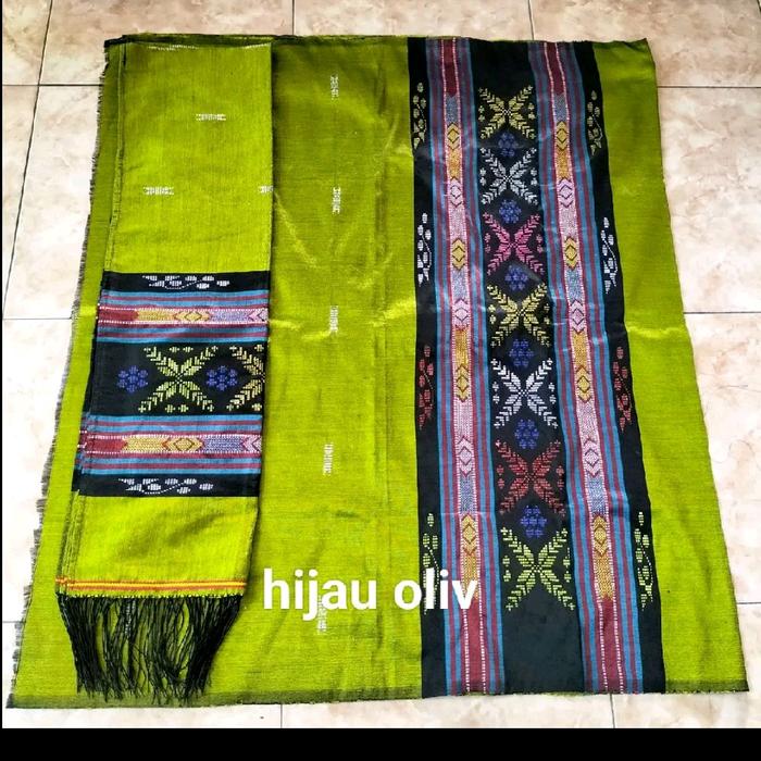 Songket Sutra Hongkong Benang Kristal