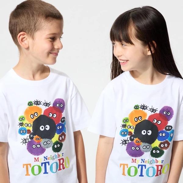 Tshirt Anak 1-12 Tahun | Kaos Uniql0 x Studio Ghibli UT Kode 01 - Putih