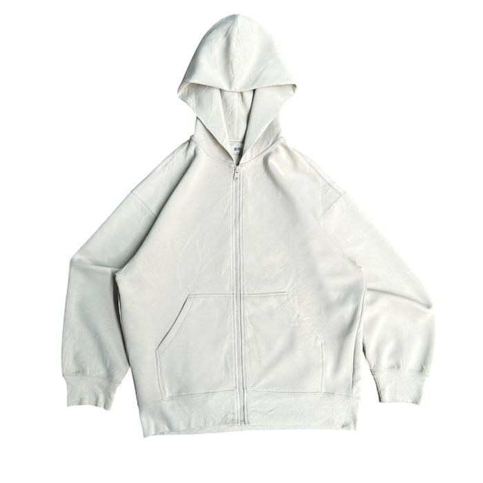Hoodie Zipper Uniqlo Softshell Coksu