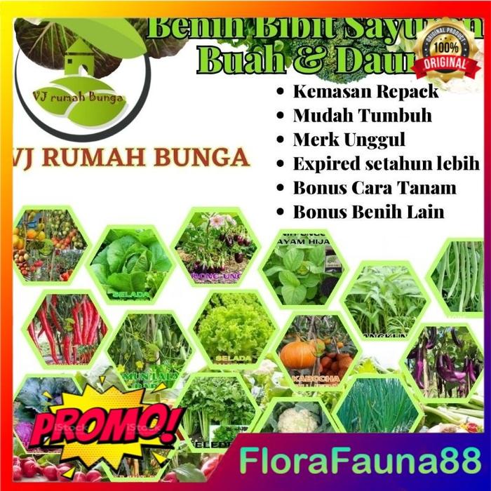 Benih Sayuran Unggul Ratusan Benih Bibit Sayuran