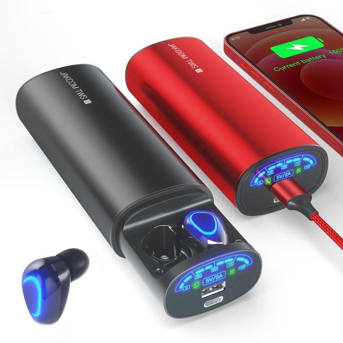JAKCOM TWS2 True Wireless Earphone Power Bank Match to a6s buds 2